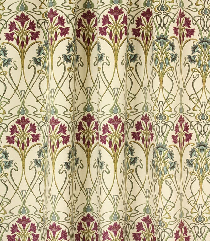 Tiffany Velvet Fabric / Mulberry