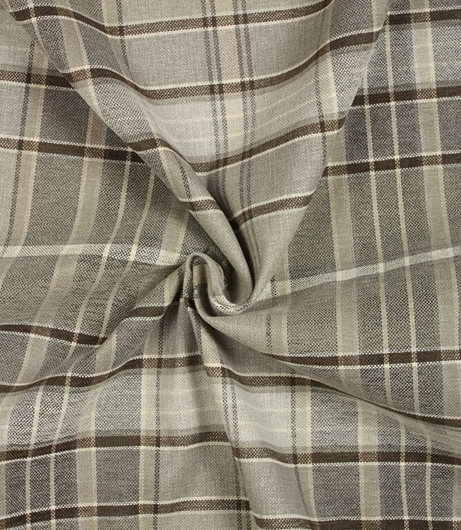 Hatfield Check FR Fabric / Grey