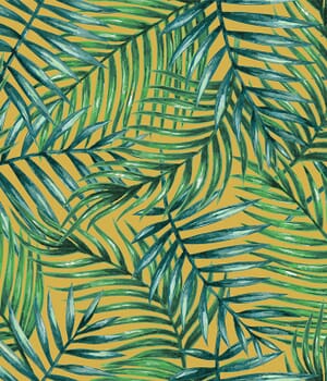 Palm Leaves Outdoor Fabric