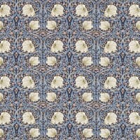 Morris & Co Pimpernel Fabric / Indigo / Hemp