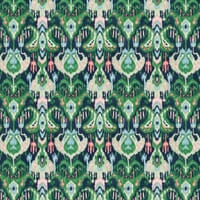 Linwood Fabrics Bukhara Fabric / Emerald