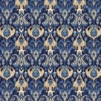 Linwood Fabrics Bukhara Fabric / Indigo