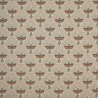 Parrot Paradise Fabric / White Parrot Paradise Fabric / White