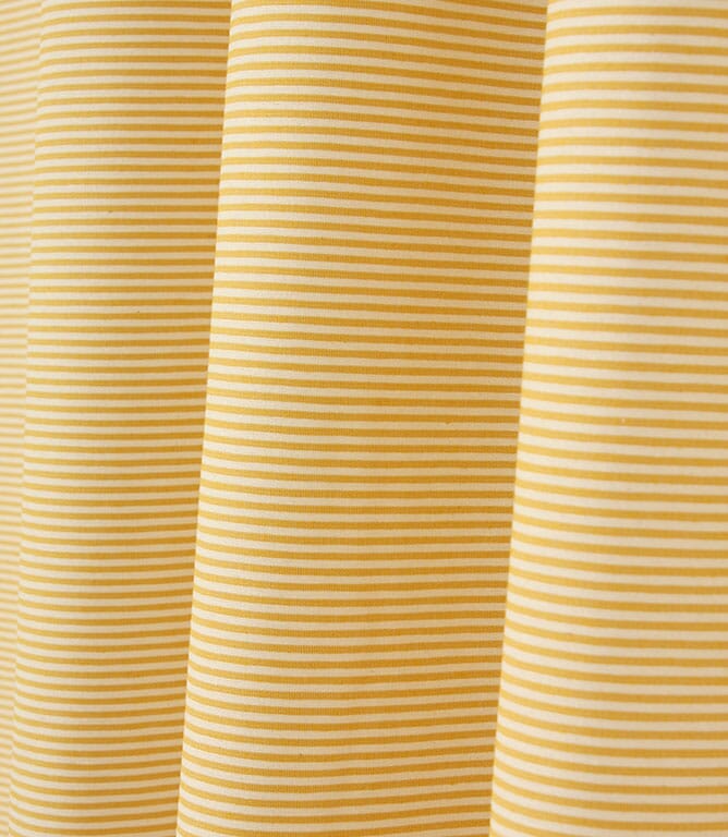 JF Pinstripe / Yellow Fabric Remnant