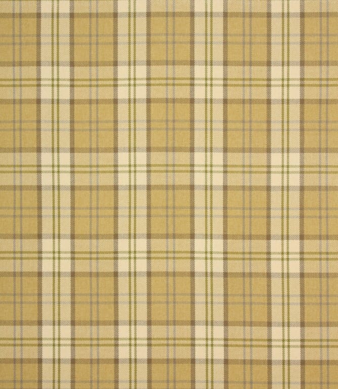 Lewis Check FR Fabric / Mustard
