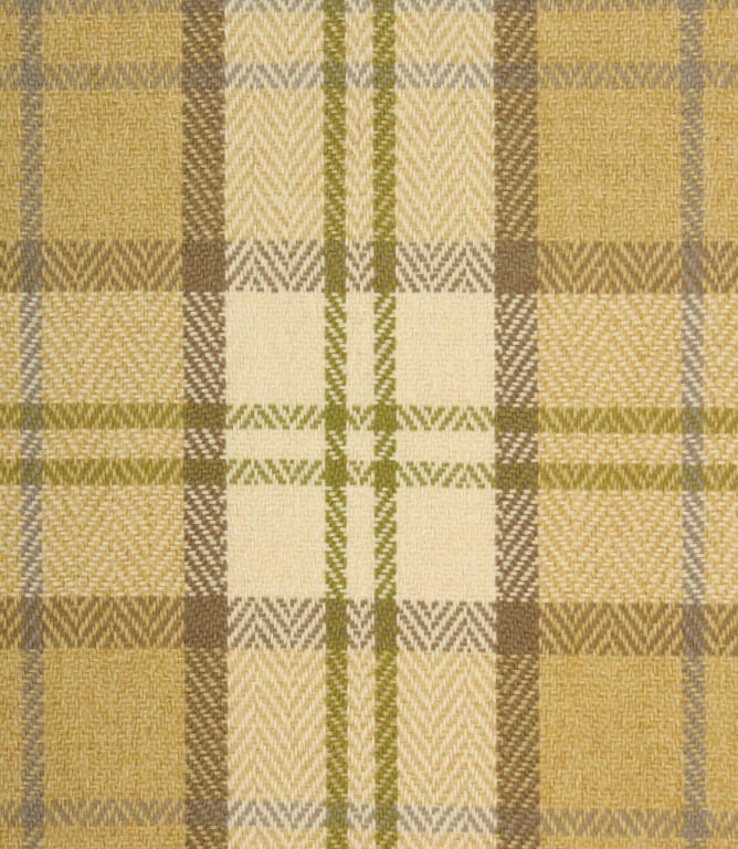 Lewis Check FR Fabric / Mustard
