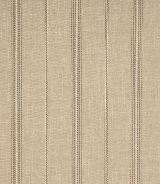 Textured Stripe FR Fabric / Natural
