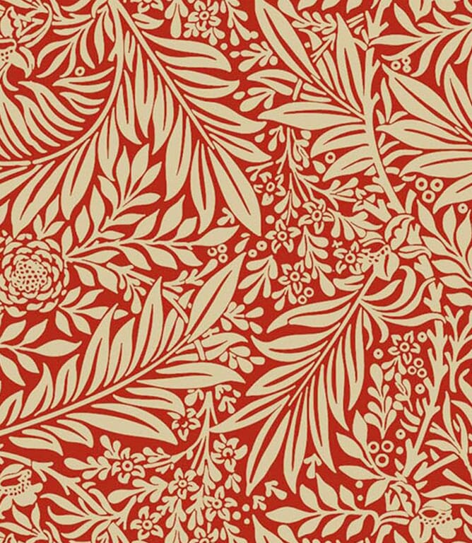 Larkspur Fabric / Crimson