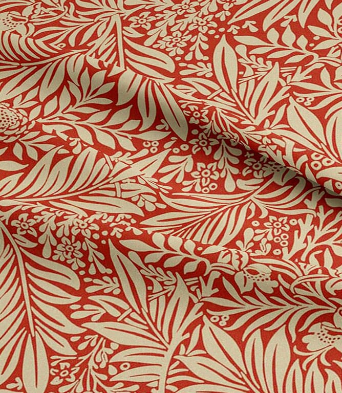 Larkspur Fabric / Crimson