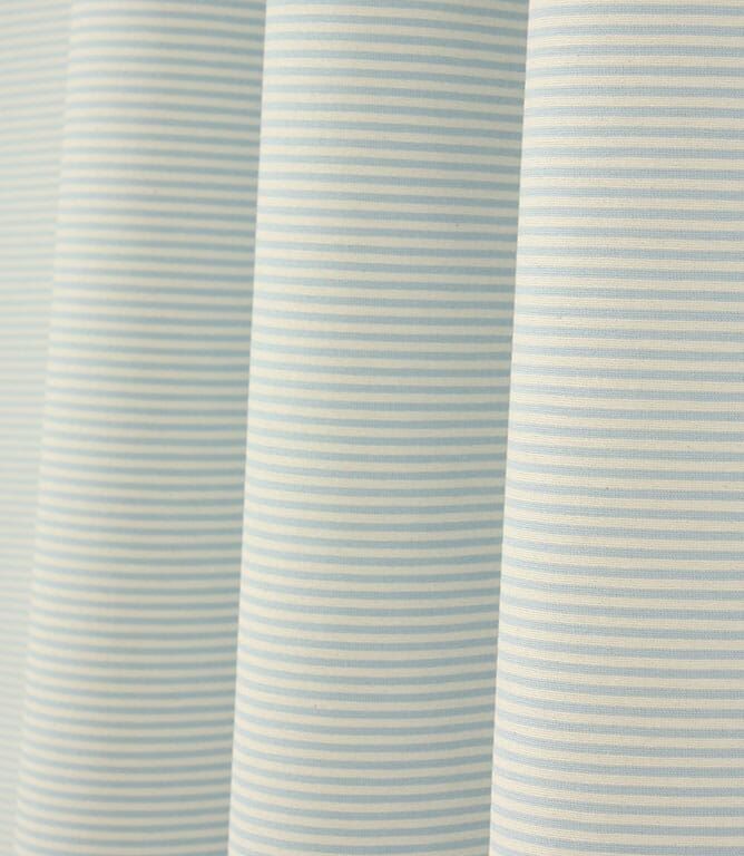 JF Pinstripe / Sky Blue Fabric Remnant