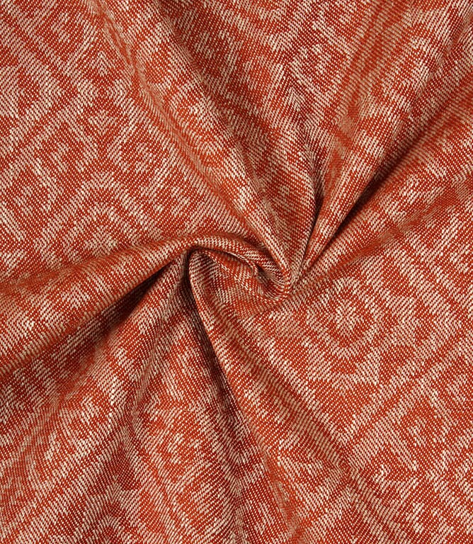 Barnaby Aztec FR Fabric / Orange
