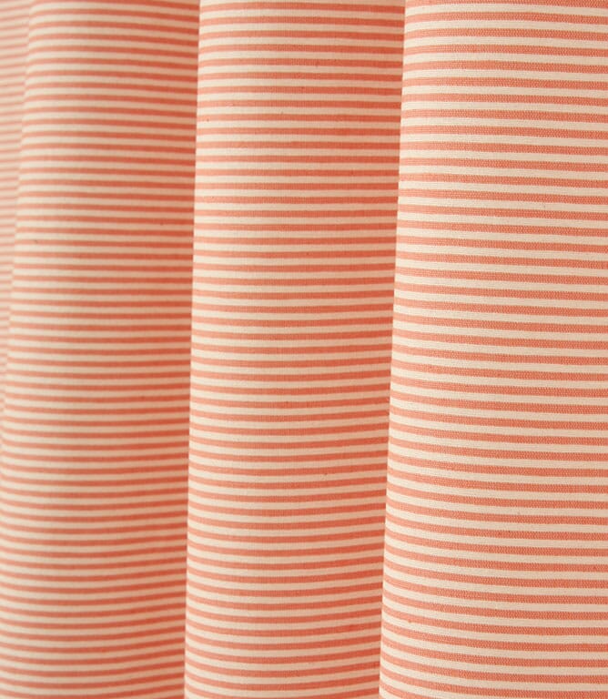 JF Pinstripe / Strawberry Fabric Remnant