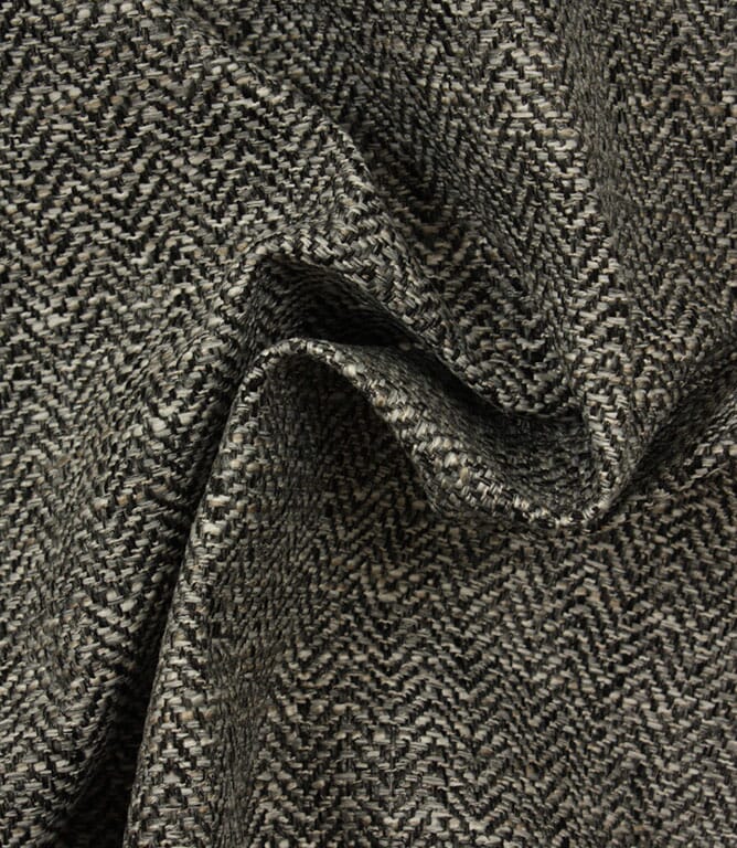 Herringbone FR / Grey Fabric Remnant