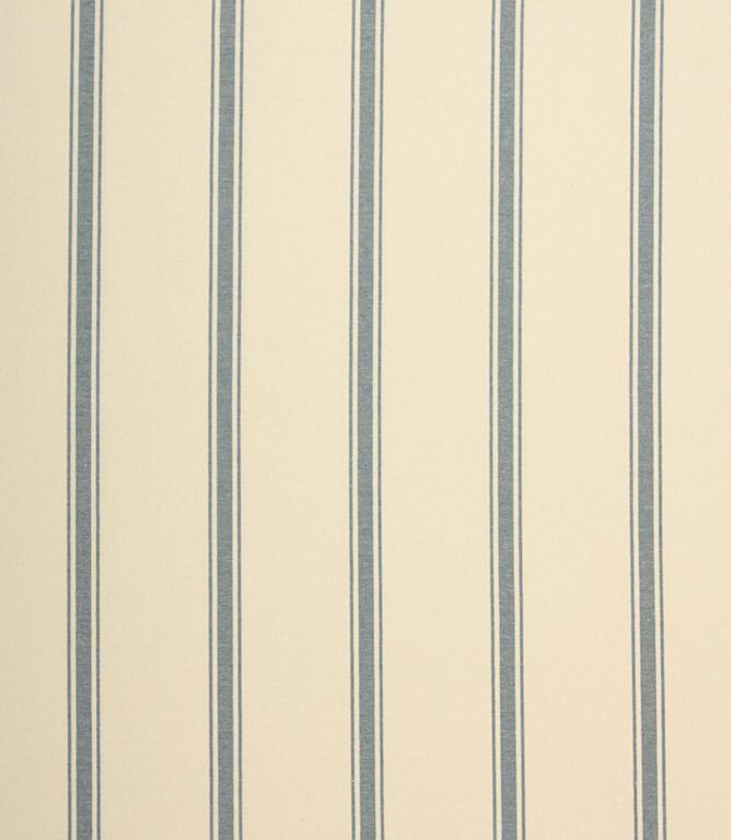 St Agnes Wide Stripe Fabric / Blue