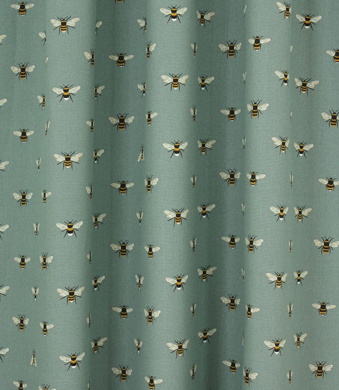 Sophie Allport Bees Fabric / Teal