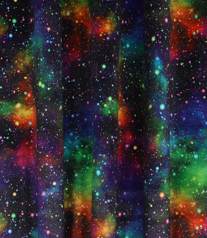 Astronomy Velvet Fabric / Multi