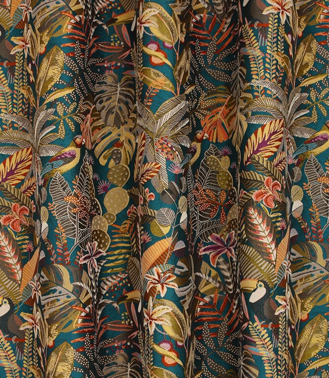 Tropical Andes Fabric / Petrol