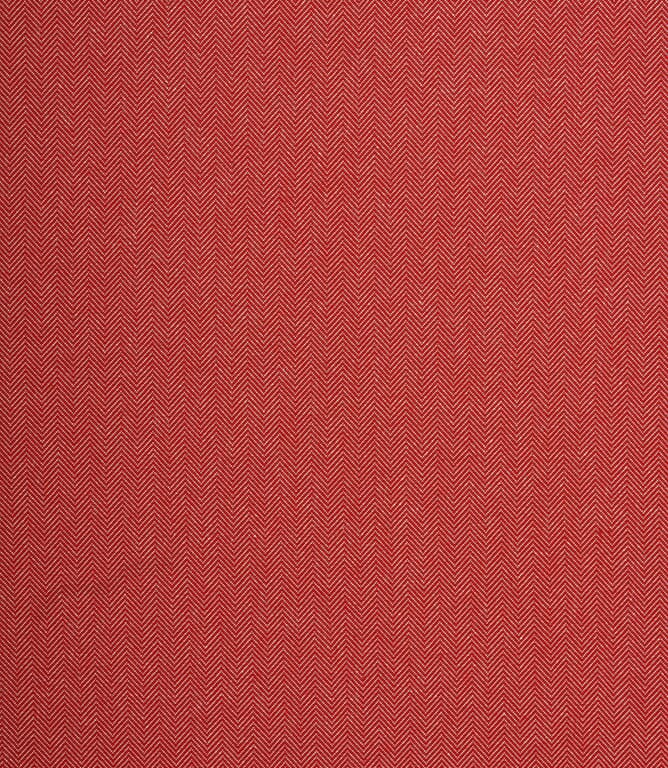 Harlyn Wide Herringbone Fabric / Red