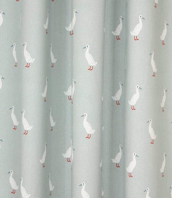 Sophie Allport Runner Duck Fabric / Pale Blue
