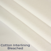 Cotton Interlining Fabric / Bleached