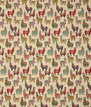 Alpaca Mini Tapestry Fabric