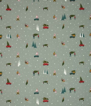 Home for Christmas Fabric