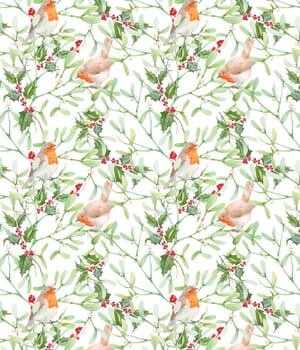 Christmas Songbird Fabric