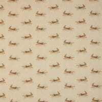 Pacing Hares Fabric / Linen Pacing Hares Fabric / Linen