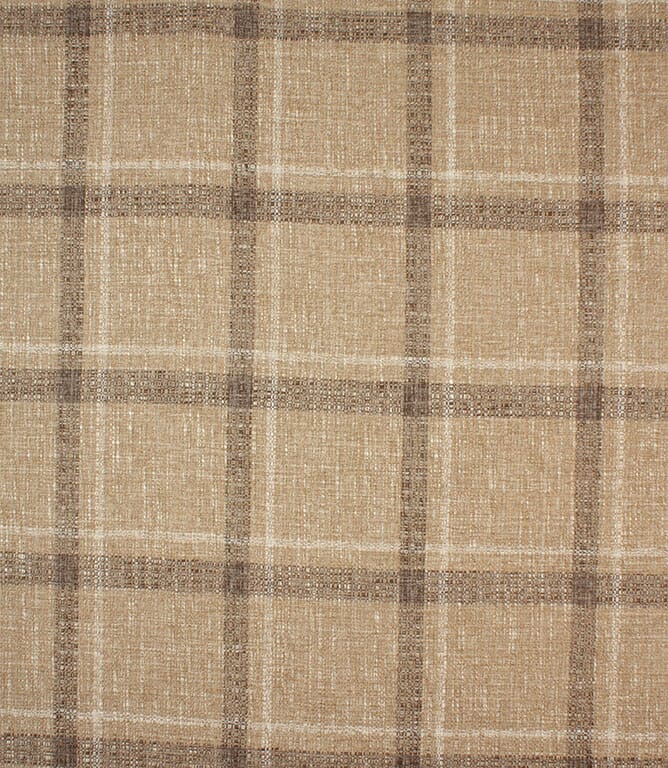 Stanton Check FR Fabric / Natural