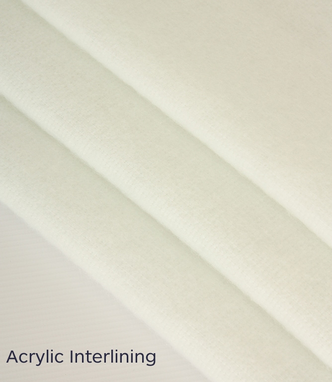 Acrylic Interlining Fabric / White