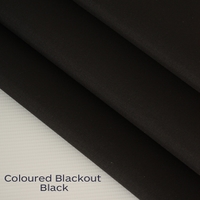 Colour Blackout Lining Fabric / Black