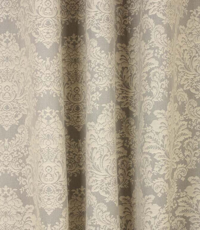 Hathaway Fabric / Silver