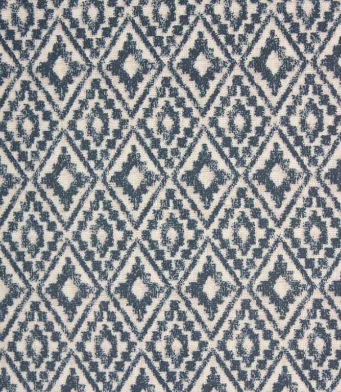 Aztec PVC Fabric / Indigo