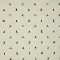Bees Fabric / Pale Green