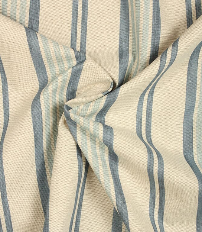 New England Stripe FR Fabric / Blue