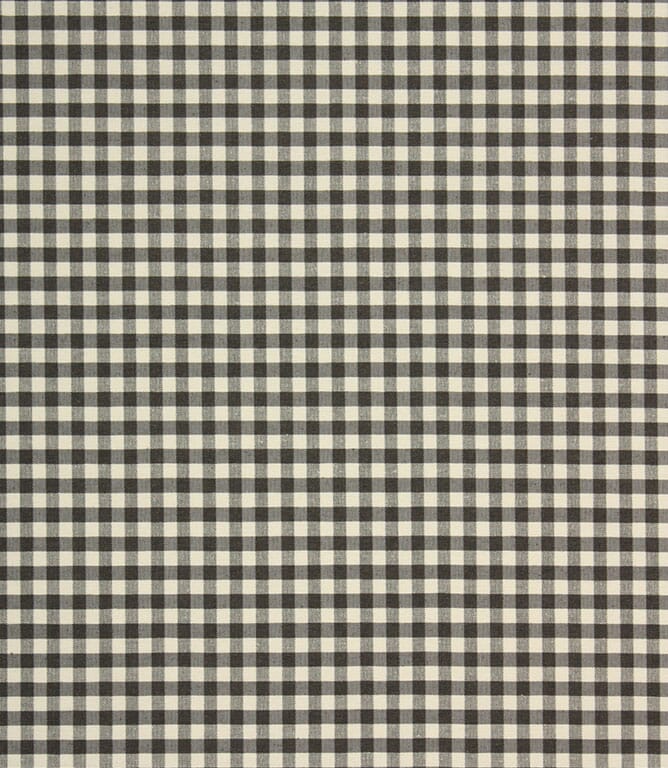 JF Gingham Fabric / Charcoal