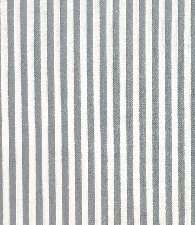 Candy Stripe Fabric / Dark Grey