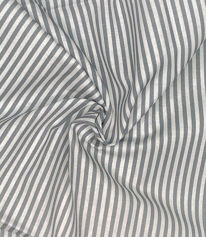 Candy Stripe Fabric / Dark Grey