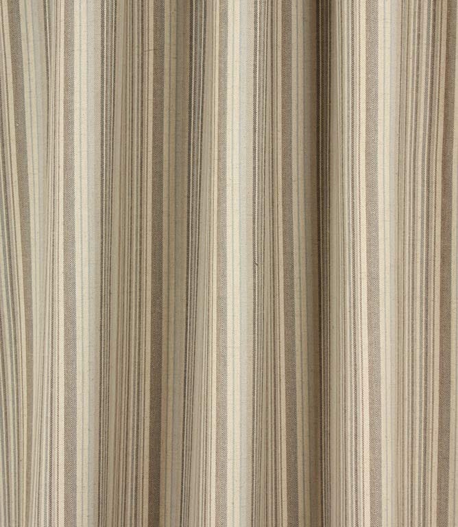 Newent Stripe Fabric / Charcoal