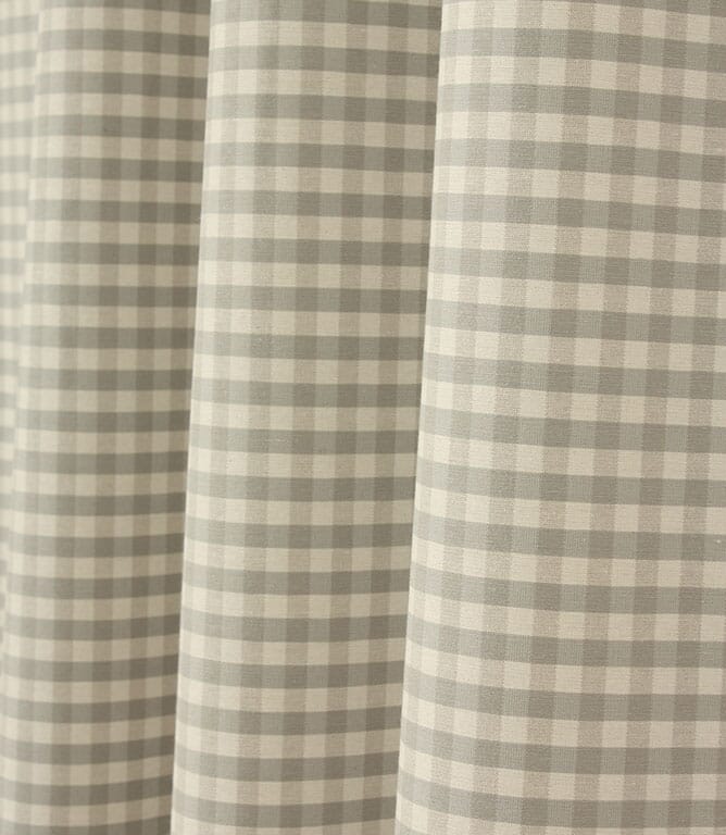 JF Gingham Fabric / Light Grey