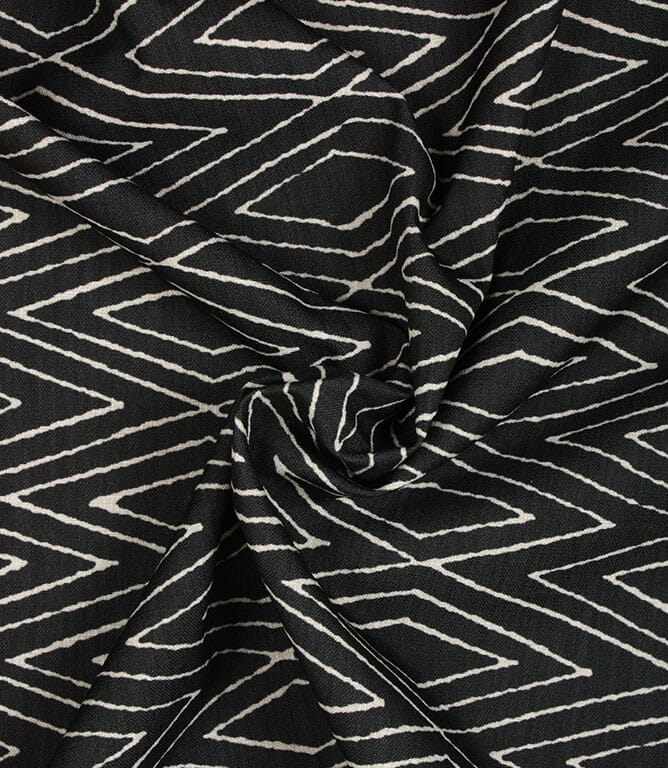 Romo Geo FR Fabric / Black