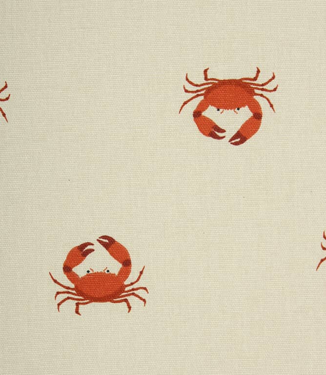 Sophie Allport Crab Fabric / Sand Just Fabrics