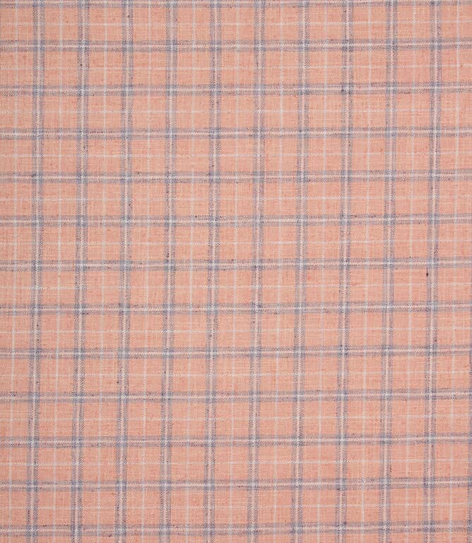 Voyage Maison Painswick Check Fabric / Blush Just Fabrics
