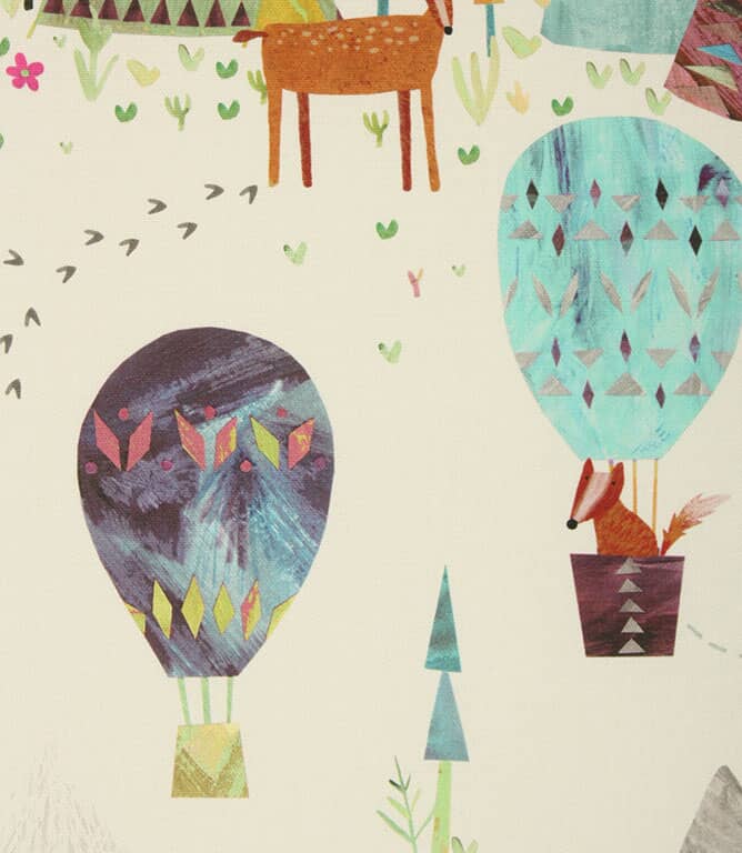 Prestigious Textiles Away We Go Fabric / Candyfloss