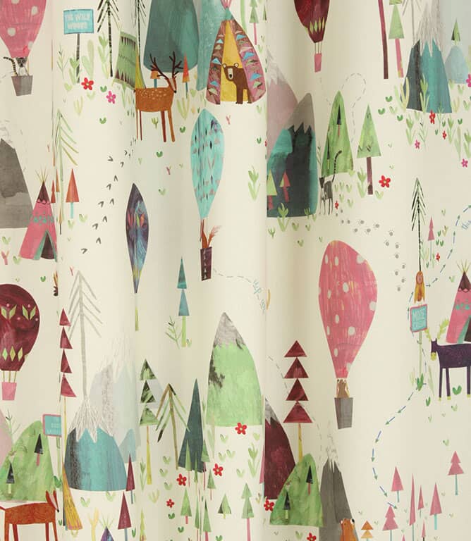 Prestigious Textiles Away We Go Fabric / Candyfloss