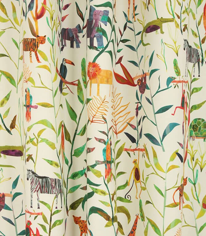 Prestigious Textiles Hide And Seek Fabric / Jungle
