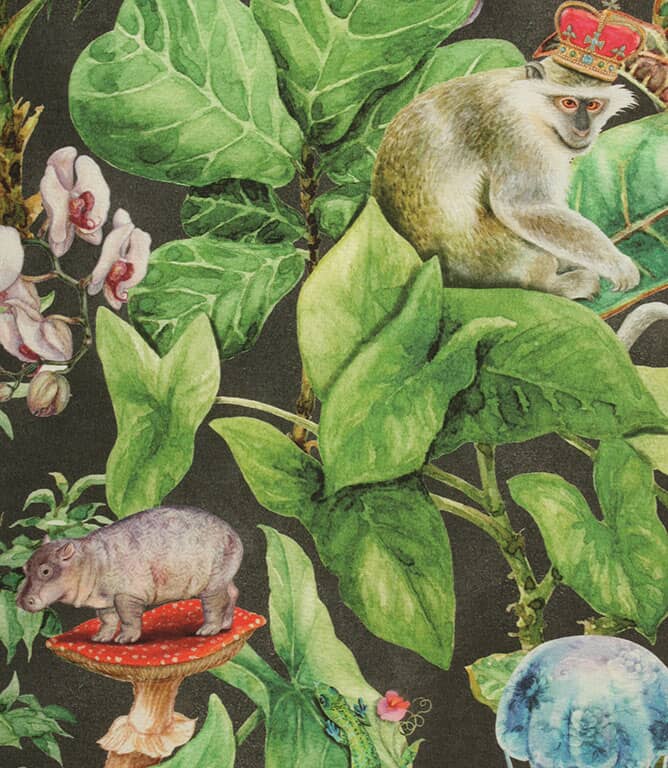 Madworld Outdoor  Fabric / Noir