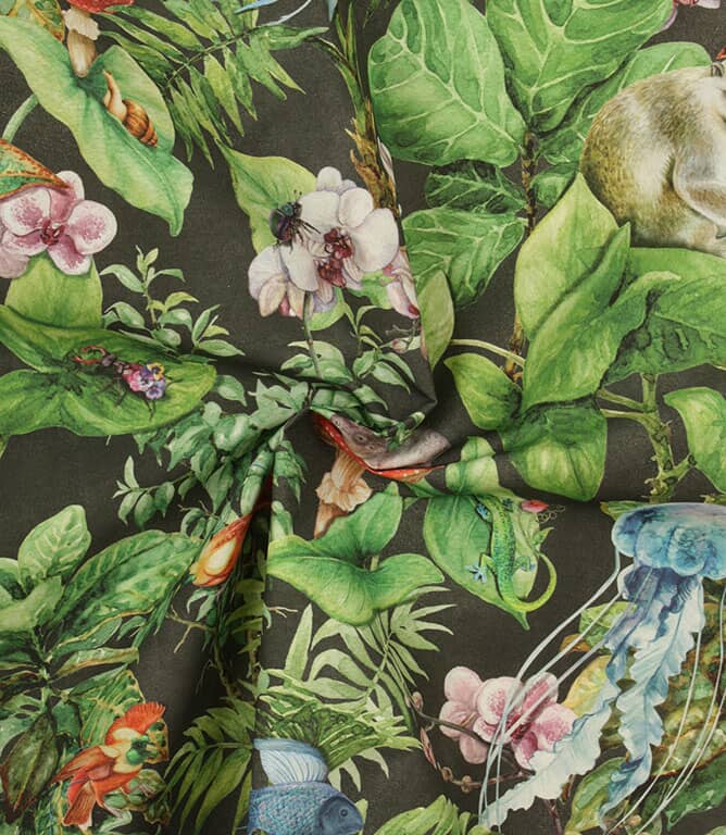 Madworld Outdoor  Fabric / Noir