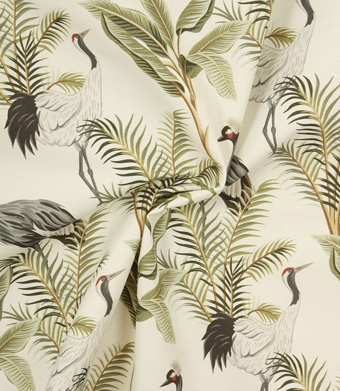 Storks Outdoor Fabric / Natural