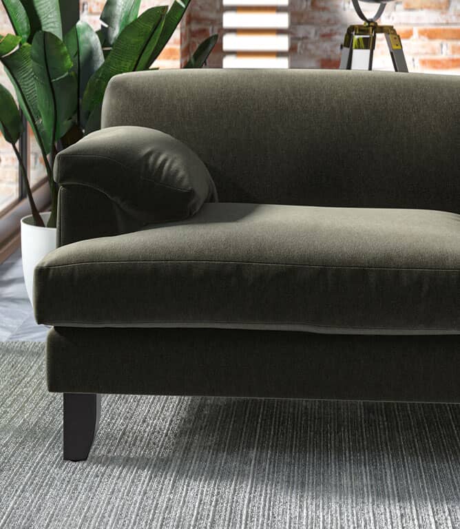 Harrow Chenille FR Fabric / Spruce